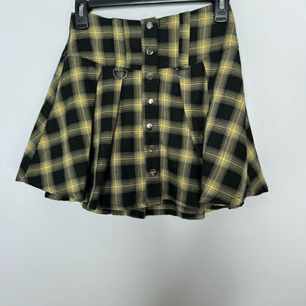 Hot topic plaid mini skirt size XS